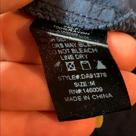 Beautiful blue “Whyte Eyelash” dress size M - Picture 15 of 16